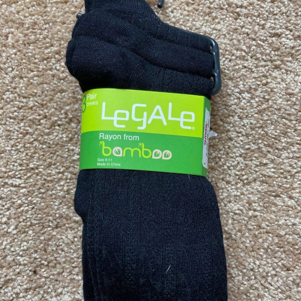 Black Trouser Socks NWT